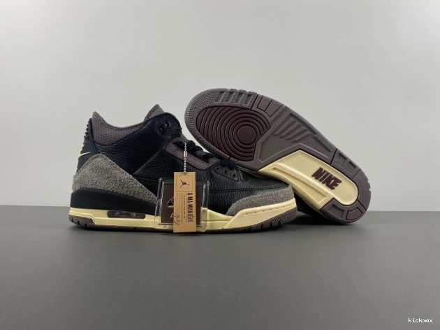 Rep MAX Ma A x Black Jordan FZ4811-001 Maniere Air 3 0726